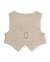 Gilet garçon en tissu uni avec fermeture à boutons Beige 2 - vertbaudet enfant 