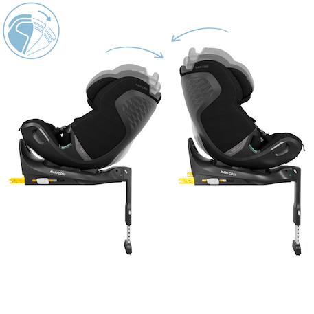 Siège auto évolutif pivotant et coulissant emerald 360 pro Authentic black+Authentic blue+Authentic truffle 4 - vertbaudet enfant 