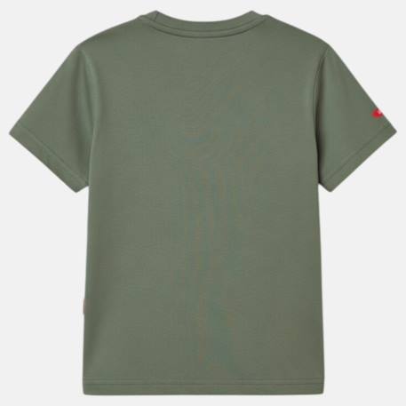 T-shirt manches courtes avec imprimé Bleu+Gris+Kaki+Noir 13 - vertbaudet enfant 