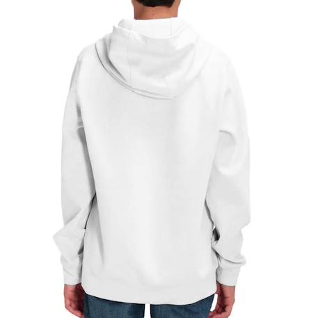 Sweat à capuche Evry Blanc+Bordeaux 2 - vertbaudet enfant 