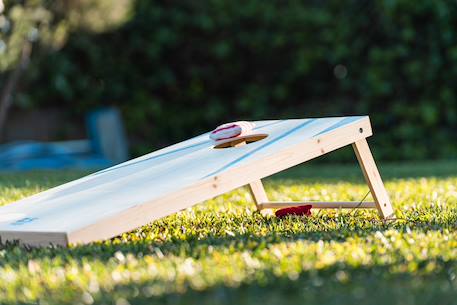 Set cornhole en bois fsc - jeu de lancer et adresse pour enfant - jeu d'extérieur Multicolore 3 - vertbaudet enfant 