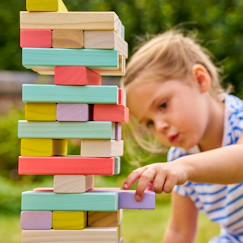 Jeu tour d'équilibre géante  bois fsc®  - vertbaudet enfant