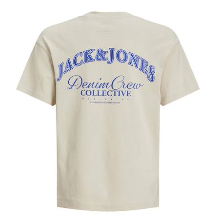 T-shirt garçon à manches courtes whtiley Écru+Ecru et bleu+Marron 6 - vertbaudet enfant 
