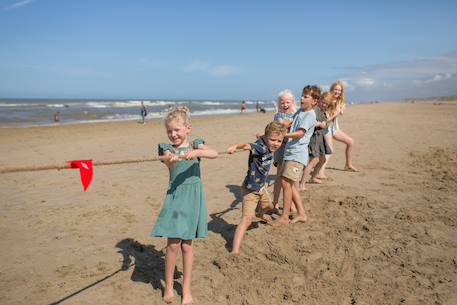 Tir à la corde 10 m - jeu extérieur enfants - ligne milieu et drapeau inclus Multicolore 3 - vertbaudet enfant 