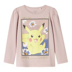 T-shirt manches longues fille Pokemon  - vertbaudet enfant