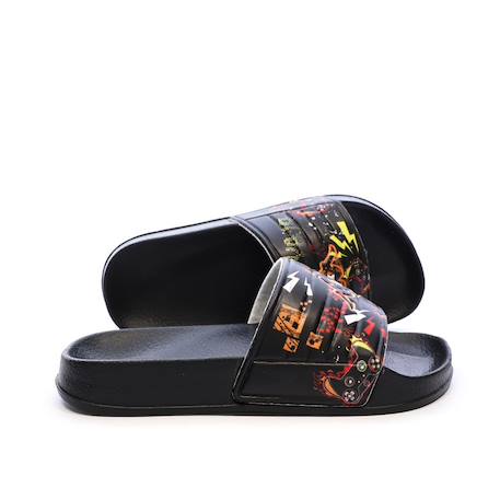 Claquettes garçon sartwo 2 Noir 1 - vertbaudet enfant 