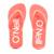 Tongs fille profile logo Rouge 3 - vertbaudet enfant 