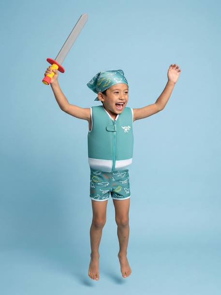 Bandana de plage anti-uv Blanc+Blanc / bleu+Bleu marine+Kaki+Turquoise 15 - vertbaudet enfant 