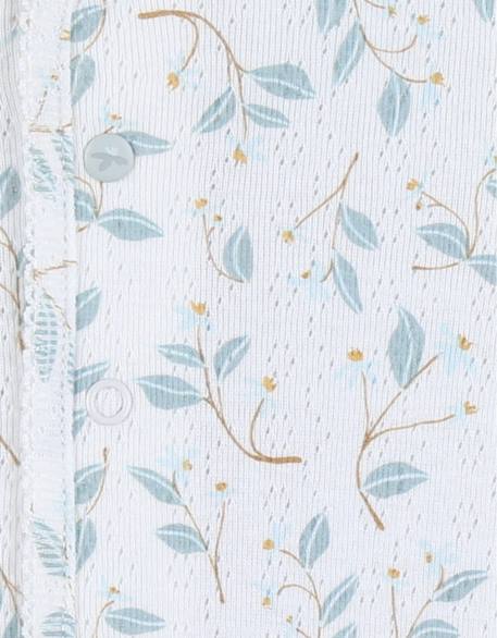 Pyjama bébé coton imprimé Blanc 6 - vertbaudet enfant 