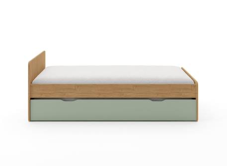 Lit gigogne 90x200  lena Vert 1 - vertbaudet enfant 