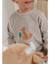 Pyjama bébé velours imprimé Beige 3 - vertbaudet enfant 