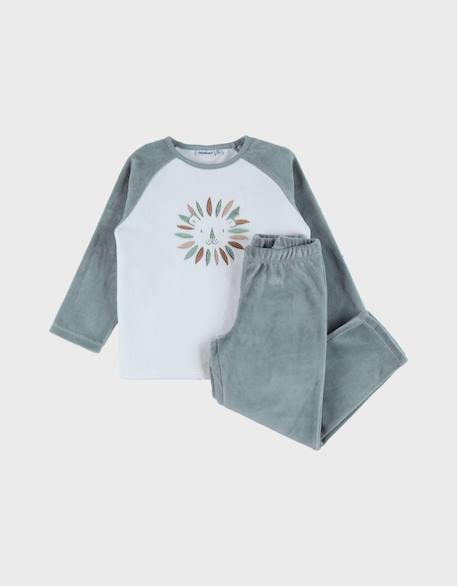 Bébé-Pyjama bébé velours imprimé