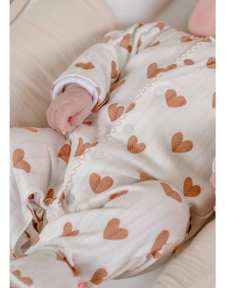 Pyjama bébé coton pointelle Rose 4 - vertbaudet enfant 