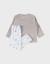 Pyjama bébé velours imprimé Beige 4 - vertbaudet enfant 