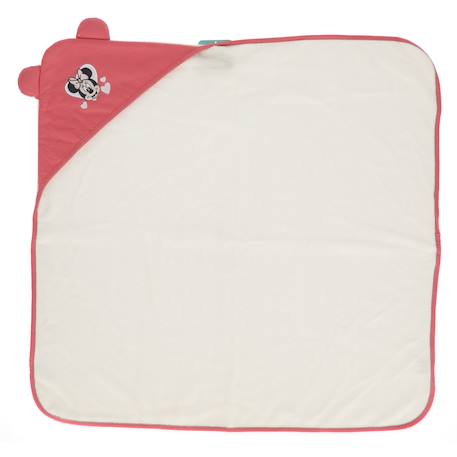 Cape de bain minnie coton et polyester Rose 4 - vertbaudet enfant 