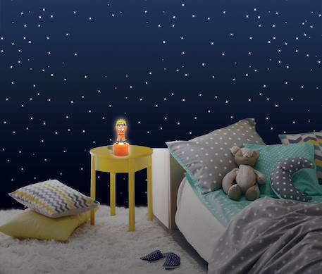 Veilleuse naruto en 3d avec lumière blanche douce Orange 4 - vertbaudet enfant 