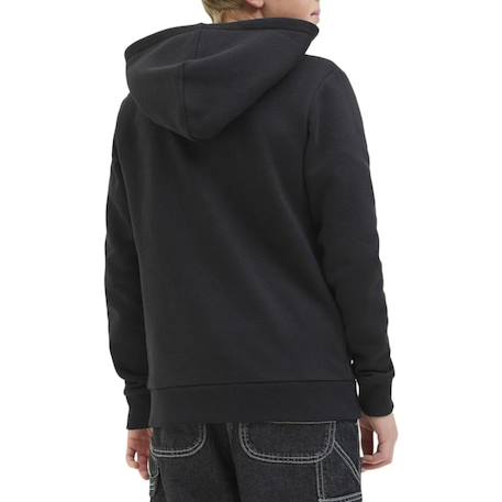 Sweat garçon à capuche ari Bleu+Noir+Vert 5 - vertbaudet enfant 
