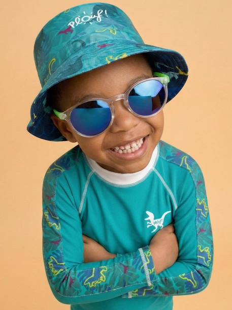 Lunettes de soleil enfant Bleu ciel+Jaune+Noir+Orange+Rouge+Vert 21 - vertbaudet enfant 