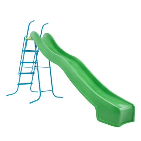 Toboggan 5 marches  métal 300 cm Vert - bleu 2 - vertbaudet enfant 