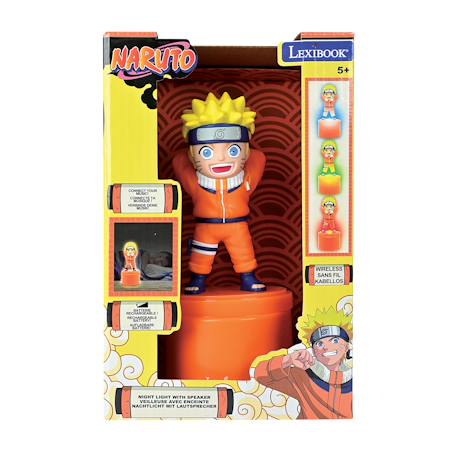 Veilleuse naruto en 3d avec lumière blanche douce Orange 2 - vertbaudet enfant 