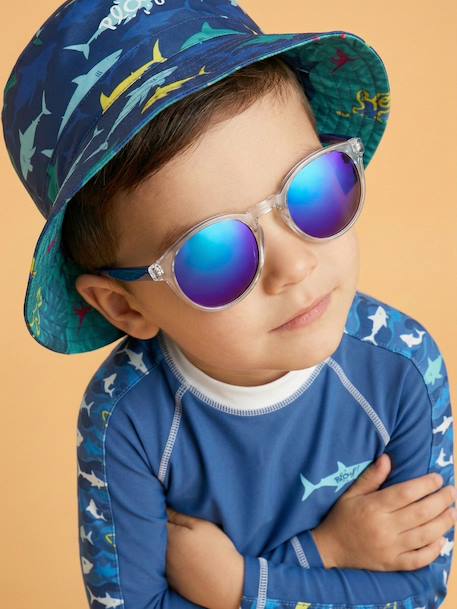 Lunettes de soleil enfant Bleu ciel+Jaune+Noir+Orange+Rouge+Vert 9 - vertbaudet enfant 