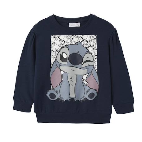 Sweat fille stitch Marine 1 - vertbaudet enfant 