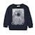 Sweat fille stitch Marine 1 - vertbaudet enfant 