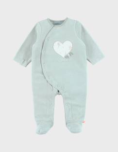 Bébé-Pyjama, surpyjama-Pyjama bébé velours brodé