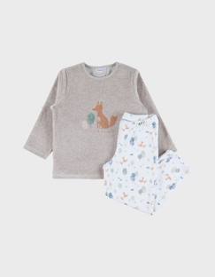 Bébé-Pyjama, surpyjama-Pyjama bébé velours imprimé