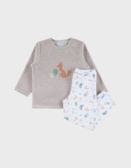 Bébé-Pyjama bébé velours imprimé