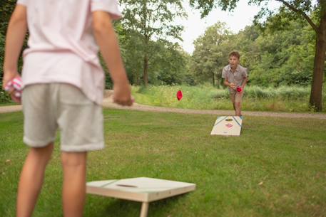 Set cornhole en bois fsc - jeu de lancer et adresse pour enfant - jeu d'extérieur Multicolore 4 - vertbaudet enfant 