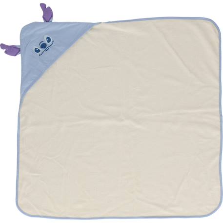 Cape de bain stitch coton et polyester Bleu 4 - vertbaudet enfant 
