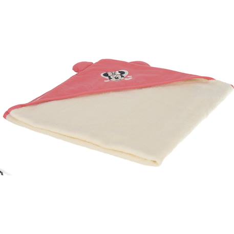 Cape de bain minnie coton et polyester Rose 5 - vertbaudet enfant 