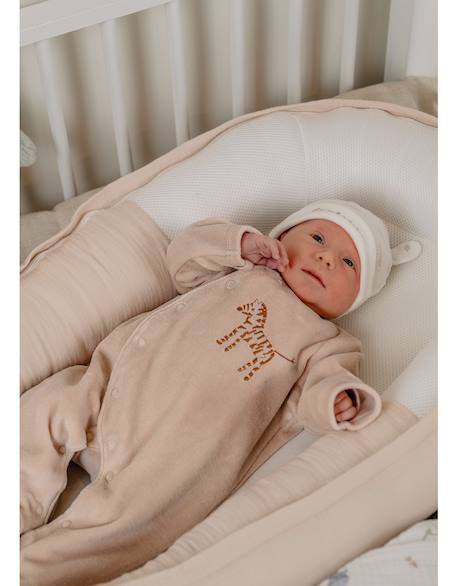 Lot de 2 pyjamas bébé velours Beige 2 - vertbaudet enfant 