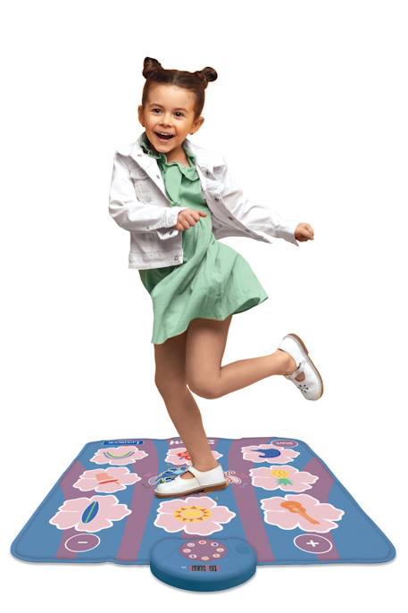 Tapis de danse stitch électronique, bluetooth et lumineux avec 6 modes de jeu Bleu 4 - vertbaudet enfant 