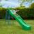 Toboggan 5 marches  métal 300 cm Vert - bleu 1 - vertbaudet enfant 