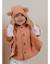 Poncho bébé mousseline de coton bio Rose 1 - vertbaudet enfant 