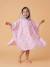 Poncho en microfibres Blanc / rose 3 - vertbaudet enfant 