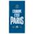 Serviette de bain et de plage imprimée 100% coton, psg nation Bleu nuit 1 - vertbaudet enfant 