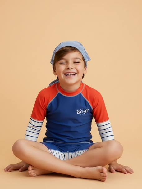 Bandana de plage anti-uv Blanc+Blanc / bleu+Bleu marine+Kaki+Turquoise 6 - vertbaudet enfant 