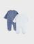 Lot de 2 pyjamas bébé en velours Bleu 4 - vertbaudet enfant 