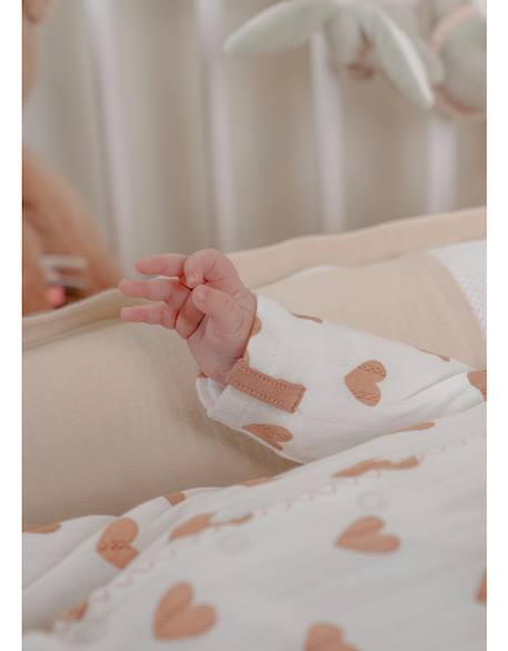 Pyjama bébé coton pointelle Rose 3 - vertbaudet enfant 