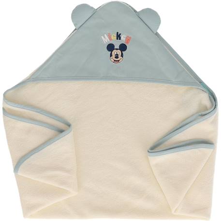 Cape de bain mickey coton et polyester Vert 3 - vertbaudet enfant 