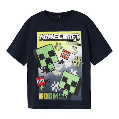 T-shirt garçon minecraft Marine 2 - vertbaudet enfant 
