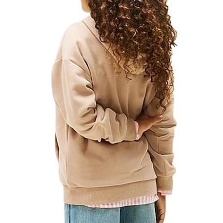 Sweat mixte à capuche Beige 2 - vertbaudet enfant 