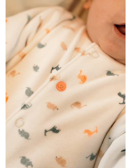 Lot de 2 pyjamas bébé en velours Bleu 3 - vertbaudet enfant 