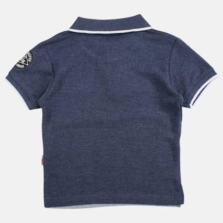 Polo manches courtes garçon imprimé Beige+Marine+Noir+Vert 10 - vertbaudet enfant 