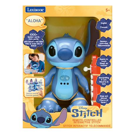 Stitchi3 robot stitch télécommandé bilingue et intéractif, avec la vraie voix de stitch Bleu 6 - vertbaudet enfant 