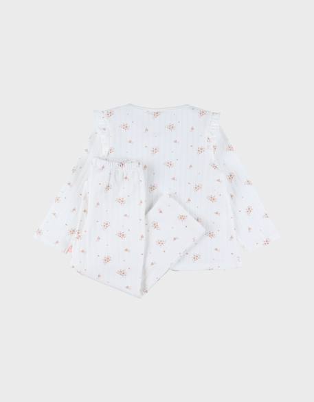 Pyjama bébé coton fantaisie Blanc 5 - vertbaudet enfant 
