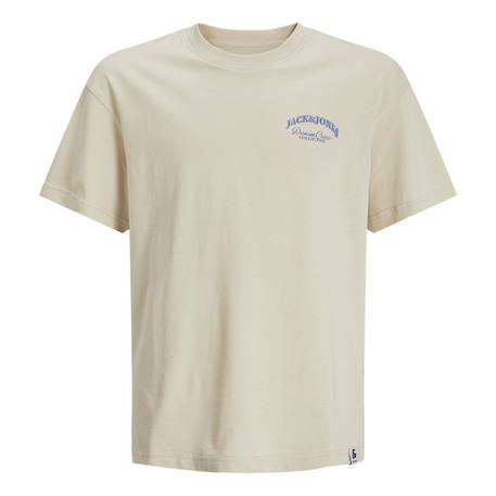 T-shirt garçon à manches courtes whtiley Écru+Ecru et bleu+Marron 5 - vertbaudet enfant 